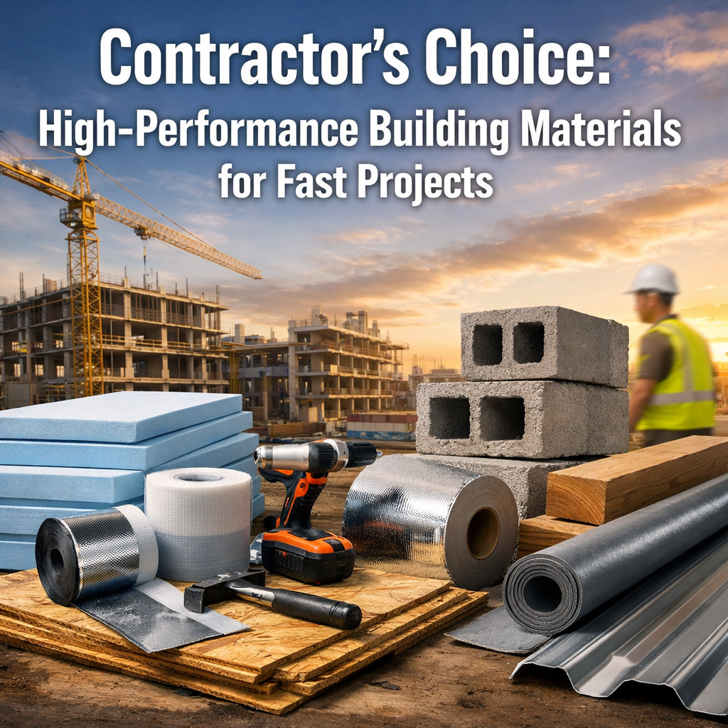 Contractor's Choice: High-Performance Building Materials for Fast Projects