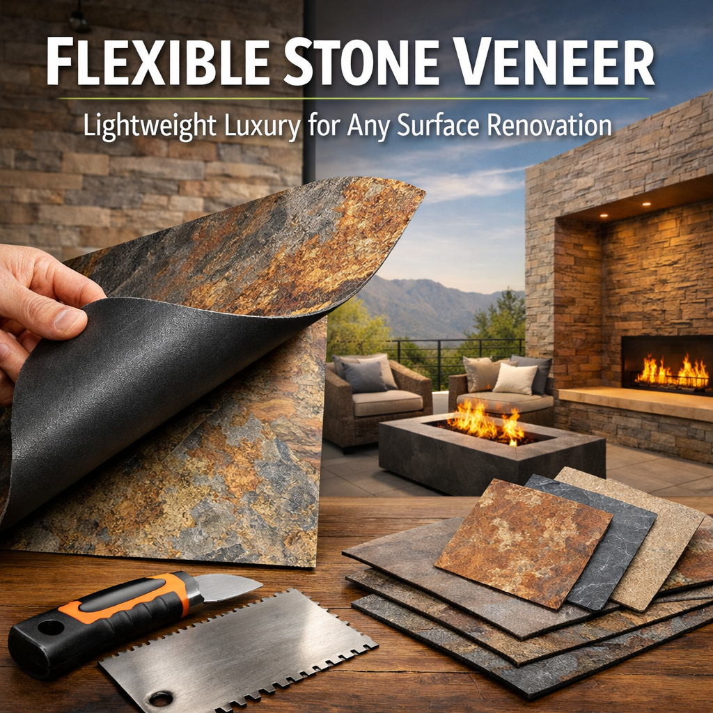 Flexible Stone Veneer: Lightweight Luxury for Any Surface Renovation