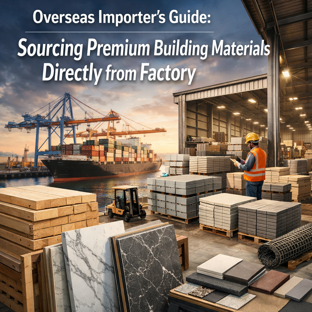 Overseas Importer's Guide: Sourcing Premium Building Materials Directly from Factory