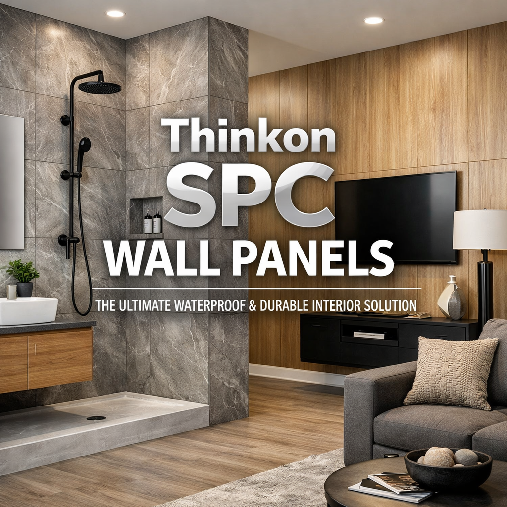 Thinkon SPC Wall Panels: The Ultimate Waterproof & Durable Interior Solution